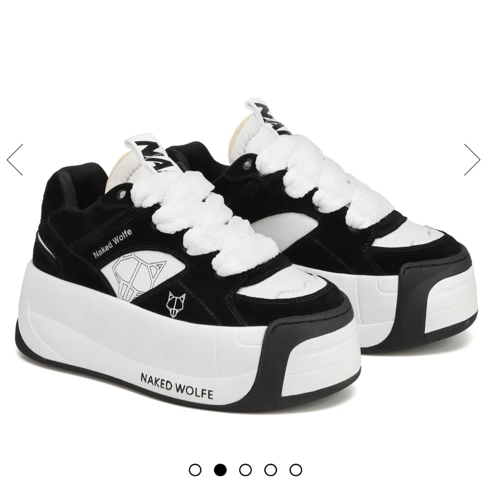 NIB Naked Wolfe Snatch Sneakers in Black Size 7